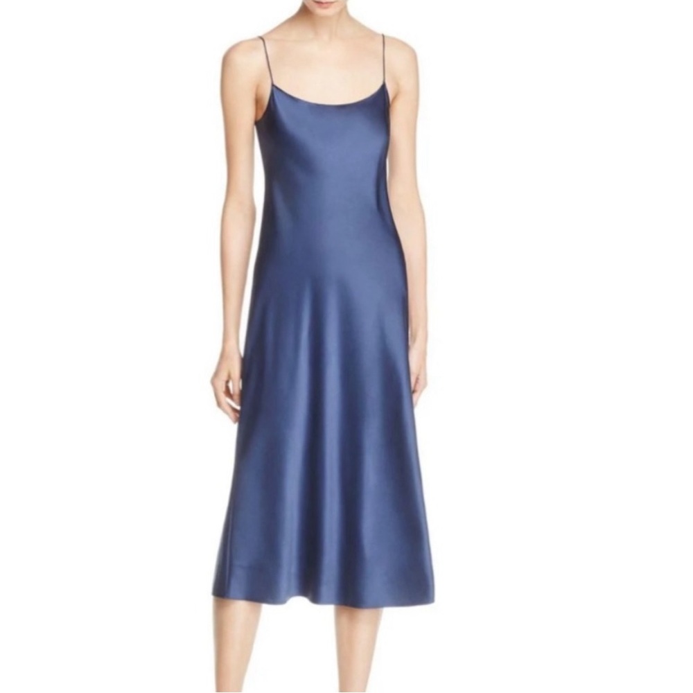 Theory Telson Navy Slip Dress